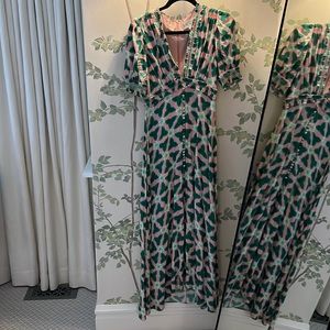 Saloni sugar pawpaw printed Lea dress. Size 4
